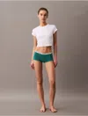 Calvin Klein Women's Modern Logo Boyshort In Lively Teal