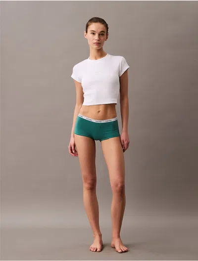 CALVIN KLEIN WOMEN'S MODERN LOGO BOYSHORT
