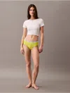 Calvin Klein Women's Modern Logo Hipster In Kewl Lime