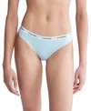 Calvin Klein Women's Modern Logo Low-rise Bikini Underwear Qd5044 In Stratosphere