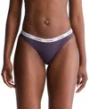 Calvin Klein Women's Modern Logo Bikini Underwear Qd5044 In Nightshade
