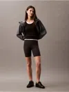 Calvin Klein Women's Modern Sport High Rise 7" Bike Shorts In Black