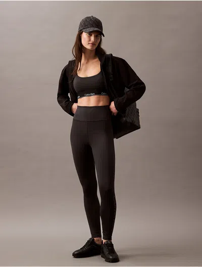 Calvin Klein Women's Modern Sport High Rise 7/8 Leggings In Black