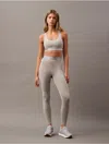 Calvin Klein Women's Modern Sport High Waist 7/8 Leggings In Drizzle