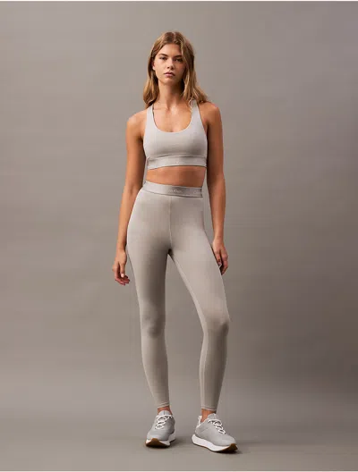 Calvin Klein Women's Modern Sport High Waist 7/8 Leggings In Drizzle
