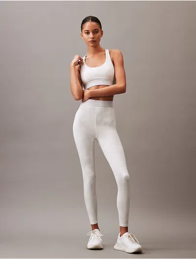 Calvin Klein Women's Modern Sport High Waist 7/8 Leggings In Grey Haze Floral