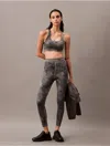 Calvin Klein Women's Modern Sport High Waist 7/8 Leggings In Grey Print