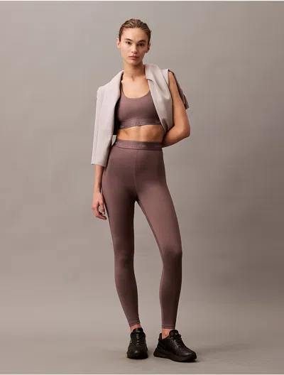 Calvin Klein Women's Modern Sport High Waist 7/8 Leggings In Sparrow