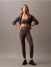 Calvin Klein Women's Modern Sport High Waist Tonal 7/8 Leggings In Boulevard Gray