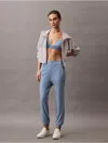 Calvin Klein Women's Active Commuter Joggers In Faded Denim