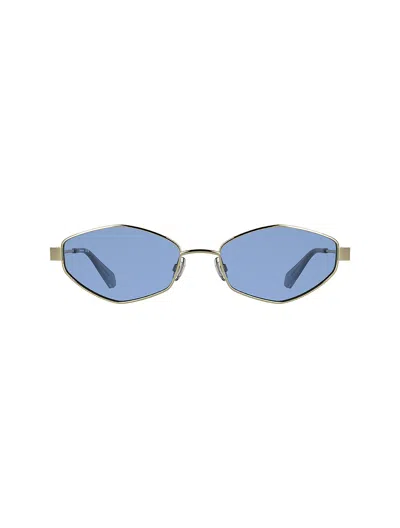 Calvin Klein Women's Modified Rectangle Sunglasses In Gold