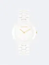 Calvin Klein Women's Monochromatic Ceramic Case Watch
