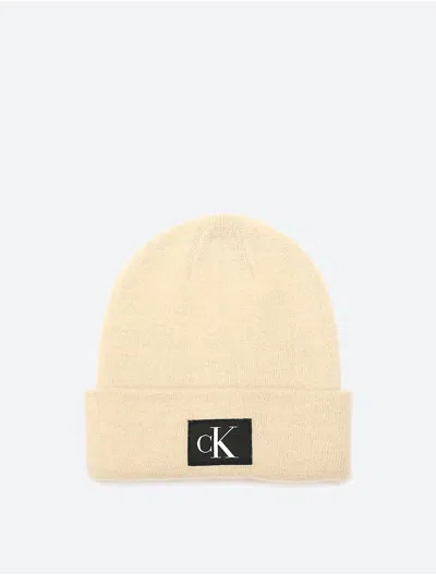 Calvin Klein Women's Monogram Logo Beanie In Brown