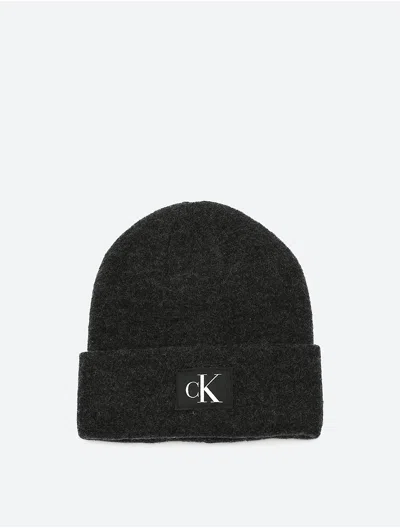 Calvin Klein Women's Monogram Logo Beanie In Metallic