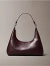 Calvin Klein Women's Monogram Logo Hardware Chain Shoulder Bag In Green