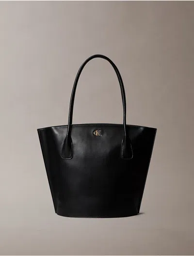 Calvin Klein Women's Monogram Logo Hardware Tote Bag