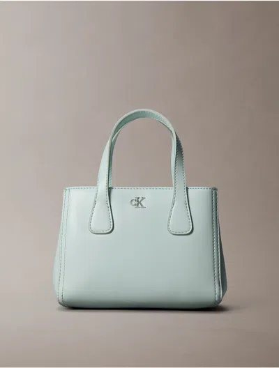 Calvin Klein Women's Monogram Mini Tote Crossbody Bag