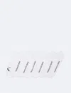 Calvin Klein Women's Monogram No Show 6-pack Socks In White