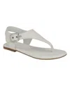 Calvin Klein Moraca Ankle Strap Sandal In White