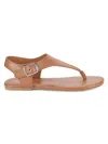 CALVIN KLEIN WOMEN'S MORACA METALLIC THONG SANDALS