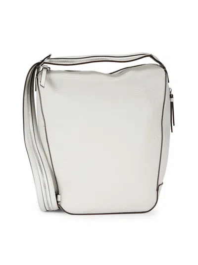Calvin Klein Women's Moss Convertible Backpack In White