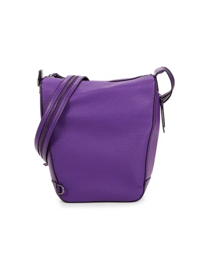 Calvin Klein Women's Moss Convertible Backpack In Purple