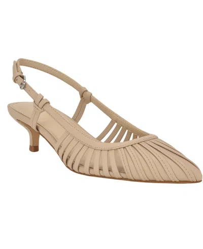 CALVIN KLEIN WOMEN'S MOVELLA KITTEN HEEL SLINGBACK PUMPS
