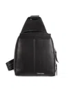 Calvin Klein Women's Myra Faux Leather Convertible Backpack In Black