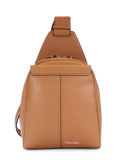 Calvin Klein Millie Convertible Sling In Caramel