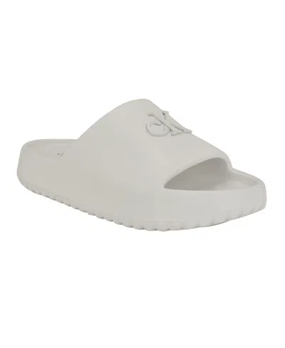 CALVIN KLEIN WOMEN'S NANZEY LOGO POOL SLIDE SANDALS