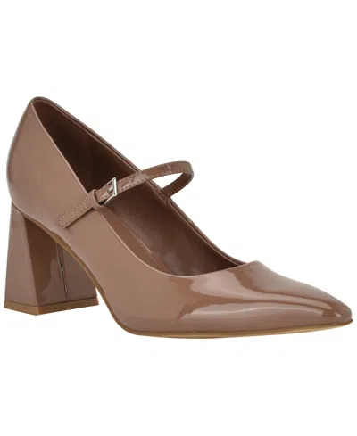 CALVIN KLEIN WOMEN'S NAPRINA BLOCK HEEL MARY JANE PUMPS