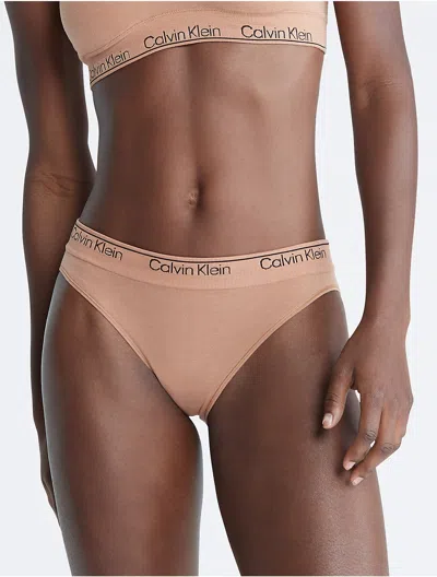 Calvin Klein Women's Naturals Modern Seamless Bikini In Neutral