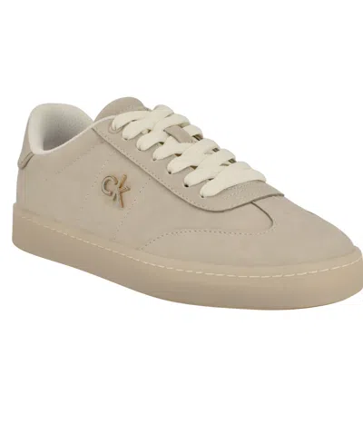 CALVIN KLEIN WOMEN'S NICALA LOGO LACE-UP SNEAKERS