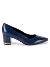 CALVIN KLEIN WOMEN'S NITA LEATHER PUMPS