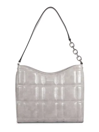Calvin Klein Women's Nova Quilted Shoulder Bag In Stone Mist