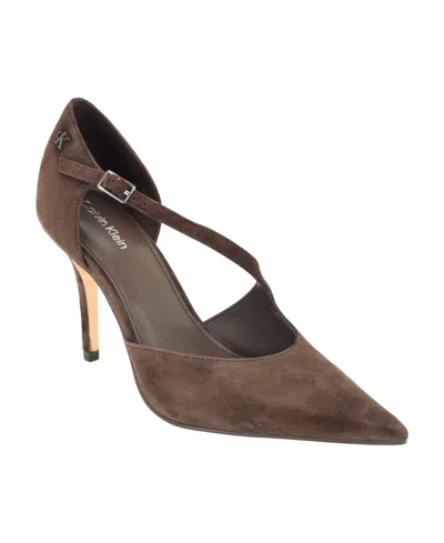Calvin Klein Women's Oaklan Asymmetrical D'orsay Dress Pumps In Multi