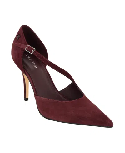 Calvin Klein Women's Oaklan Asymmetrical D'orsay Dress Pumps In Multi