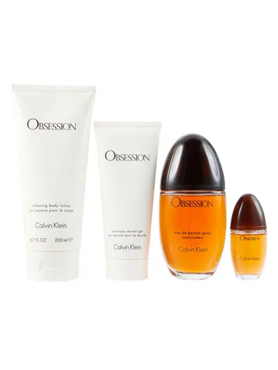 Calvin Klein Women's Obsession 4-piece Coffret Edp Gift Set In Neutral