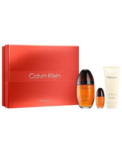 Calvin Klein Women's Obsession Fragrance & Lotion Gift Set