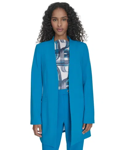 Calvin Klein Women's Open-front Jacket In Corsica