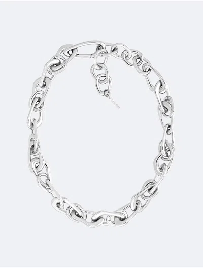 CALVIN KLEIN WOMEN'S ORGANIC CHAIN LINK NECKLACE
