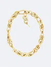 Calvin Klein Women's Organic Chain Link Necklace In Gold
