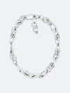 Calvin Klein Women's Organic Chain Link Necklace In Silver