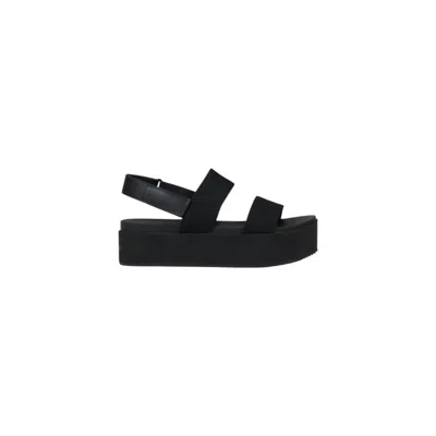 Calvin Klein Women's Organic Cotton Platform Sandals In Black