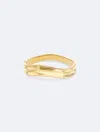 Calvin Klein Women's Organic Shape Bangle In Gold
