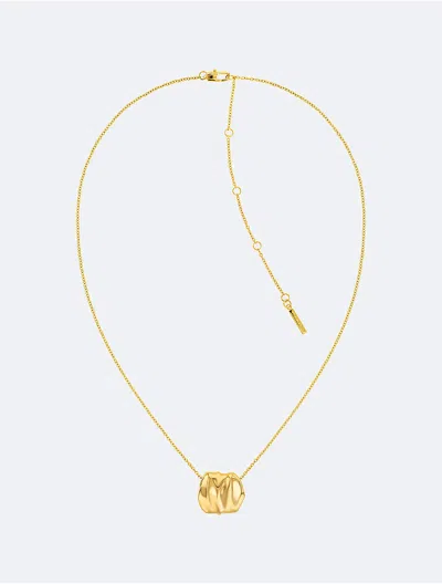 Calvin Klein Women's Organic Shape Pendant Necklace In Purple