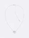 Calvin Klein Women's Organic Shape Pendant Necklace In Silver