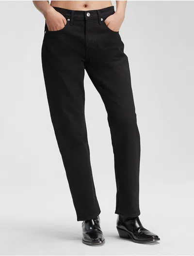 Calvin Klein Women's Original Straight Fit Jean In Black