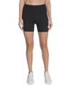 Calvin Klein Women's Outline Logo High-rise Bike Shorts In Black