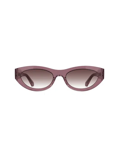 Calvin Klein Women's Oval Sunglasses In Brown